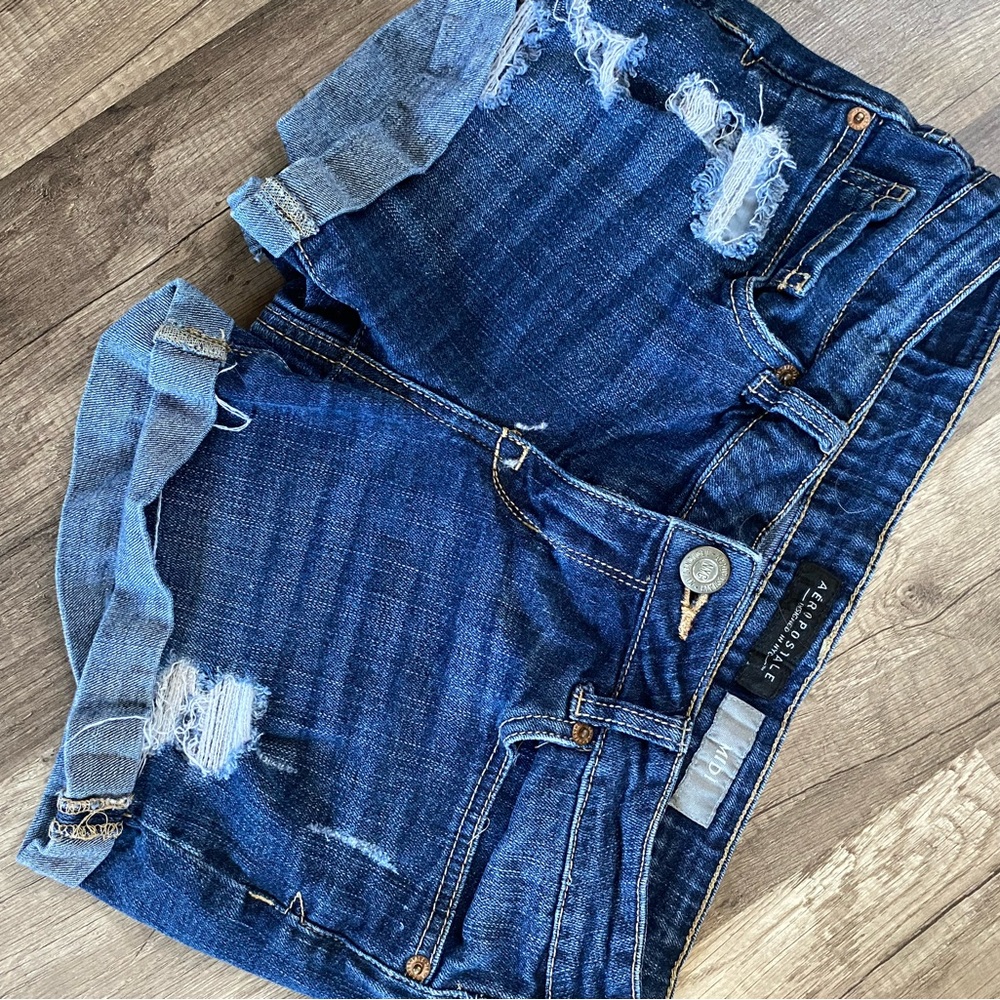 American Eagle Distressed Denim Shorts